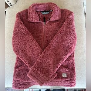 Cozy Pink Sherpa Pullover